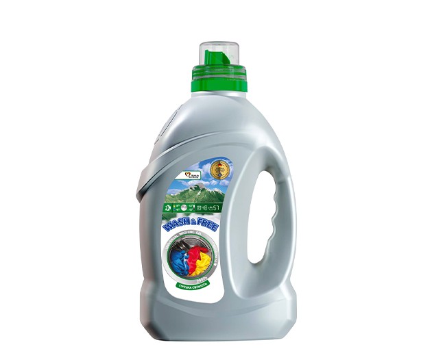 WASH & FREE Universal laundry liquid gel coolnes mountain 2L